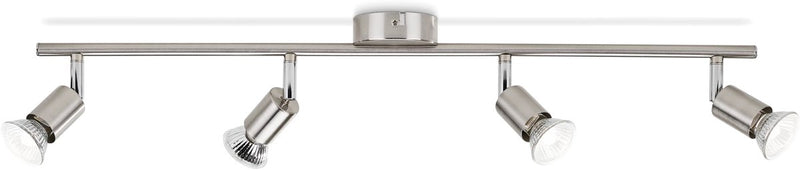 Philips LED Philips Limali spot en saillie - 4 lumières - nickel