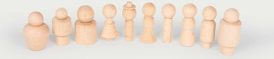 Figurines communautaires en bois Tickit ®