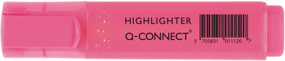Surligneur Q-connect, rose 10 pièces