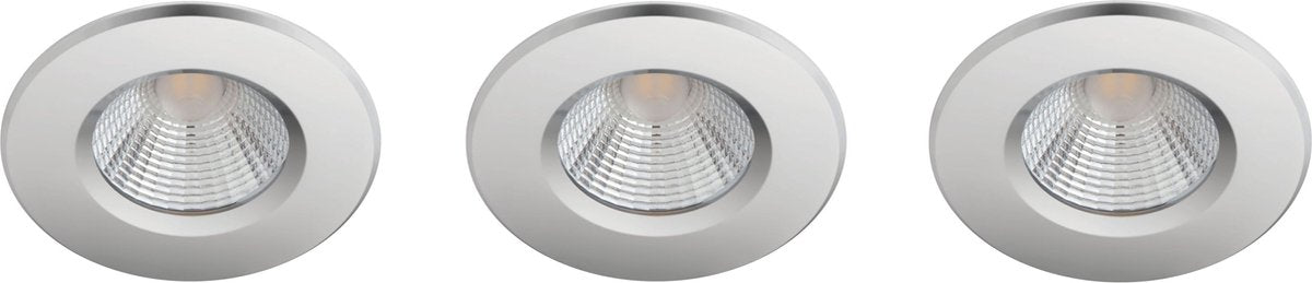 Spot encastrable pour salle de bain Philips LED Philips Dive - 3 lumières - chrome