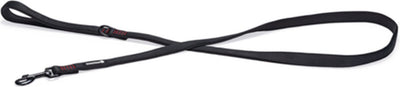 Beeztees parinca premium - laisse pour chien - nylon - noir - 180 cm x 20 mm