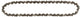 Chaîne Kwb pour tronçonneuse - dont Black Decker, Einhell, Skil, Bosch - longueur de barre 30 cm - 45 maillons - 3 8 - 1,3 mm - 640345