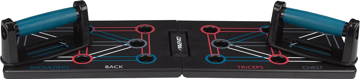 Planche de pompes Avento - supports de pompes - pliable - noir - 64 x 20 x 2 cm