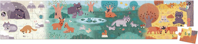 Janod - wwf - puzzle 4 saisons - 36 pièces