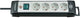 Brennerstuhl multiprise premium-line 4 prises noir gris clair 1,8m h05vv-f 3g1.5