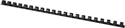 Dos de reliure Q-connect 10 mm 21 anneaux 100 pièces noir