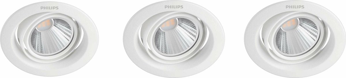Spot encastrable Philips LED Philips Pomeron - 3 lumières - 7W