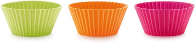 Moule à muffins Lékué ø 7 cm - lot de 6 - silicone - mixte