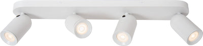 Lucide punch - spot de plafond (plafonnier) - 4xgu10 - blanc