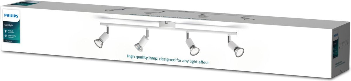 Philips LED Philips Limali spot en saillie - 4 lumières - blanc