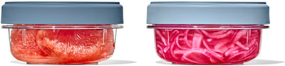 Oxo - boîte de conservation alimentaire - twist stack - 350ml - lot de 2 pièces