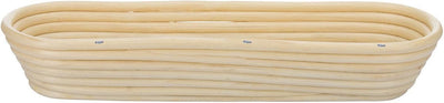 Panier de levée Westmark, pour 1500-2000 g de pâte à pain, ovale, longueur : env. 40 cm, rotin, beige clair