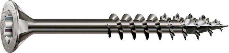 Vis en acier inoxydable Spax, 4,5 x 60 mm, 180 pièces, filetage partiel, tête fraisée, T-Star Plus T20, 4 coupes, acier inoxydable a2 - 8000000276552