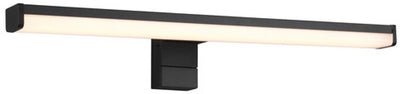 Trio lino - applique - noir mat - incl. 1x SMD 7,4 W - montage mural - éclairage de salle de bain