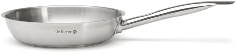 Debuyer de Buyer Poêle Prim'Appety 24 cm - Inox - Compatible induction - Qualité professionnelle - Inox