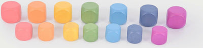 Cubes en bois arc-en-ciel Tickit ®
