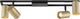 Brilliant Salor - plafonnier - gu10 4x5w - 350lm - 3000k - dimmable - or noir