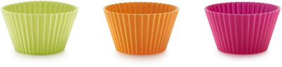 Moule à muffins Lékué ø 10 cm - lot de 6 - silicone - mixte