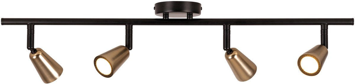 Lucide tiana - spot de plafond (plafonnier) - 4xgu10 - couleur champagne | essentiel
