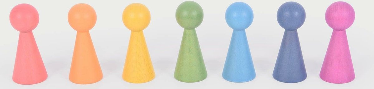 Tickit® figurines en bois arc-en-ciel tickit