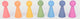 Tickit® figurines en bois arc-en-ciel tickit