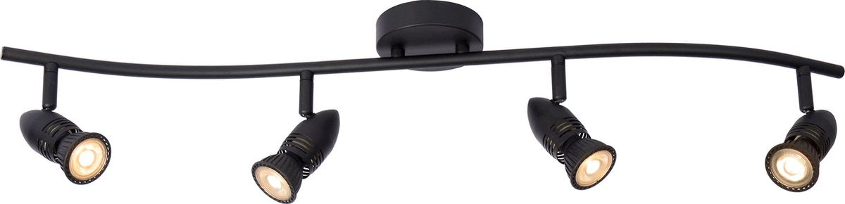 Lucide caro - spot de plafond (plafonnier) - 4xgu10 - noir