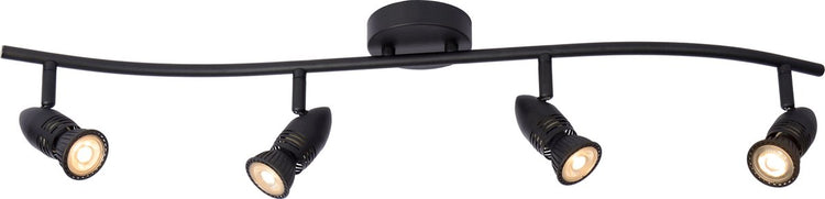 Lucide caro - spot de plafond (plafonnier) - 4xgu10 - noir