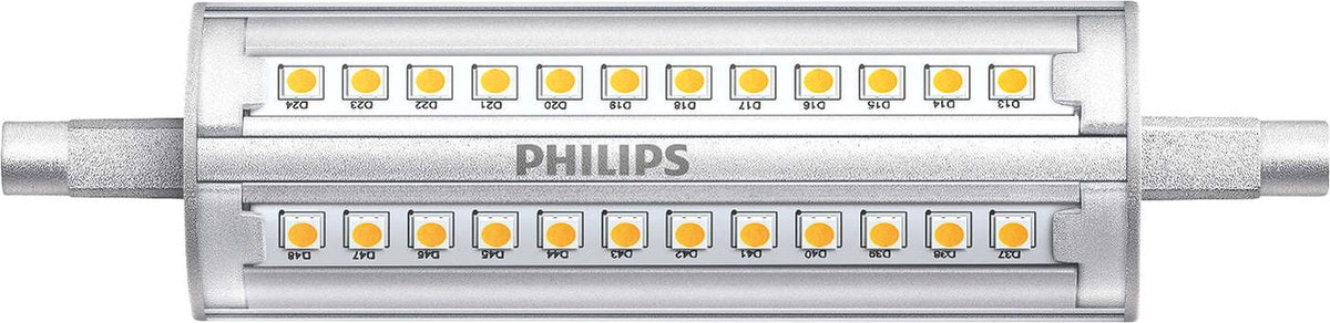Philips LED Philips - Lampe LED R7S CorePro - 14W remplace 100W - 3000K blanc chaud - 118mm | dimmable