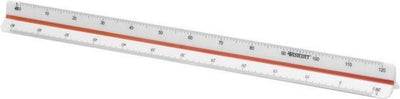 Westcott scale stick - 30cm - 1:100 200 250 300 400 500 - ac-e10162