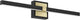 Applique Eglo peguera - LED - 60 cm - or noir - salle de bain - lampe miroir