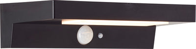Brilliant barker - applique d'extérieur - led 3w - solaire - 430 lm - 4000k - ip44 - noir