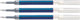 Pentel recharge pour graveur gel lr7 energel bleu 0,4 mm | 12 pièces