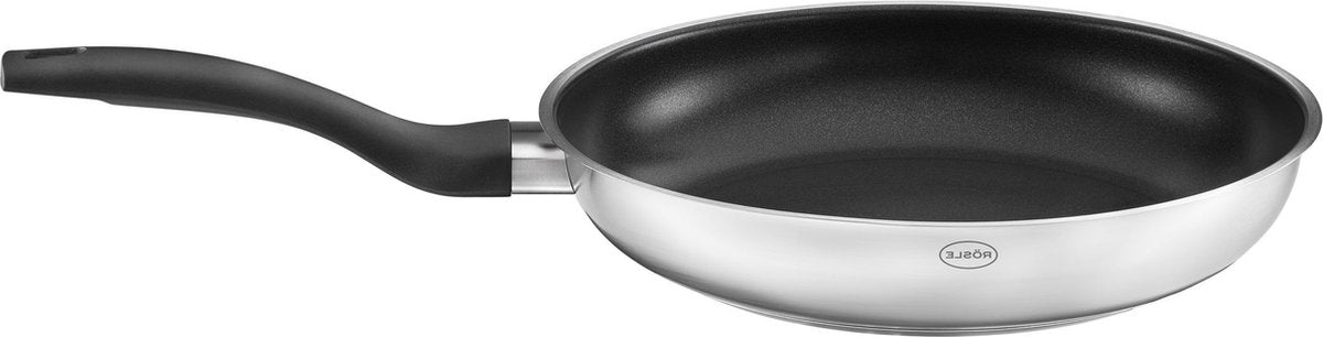 Rösle basic line - poêle à frire basic line ø 24 cm proplex - acier inoxydable - argent