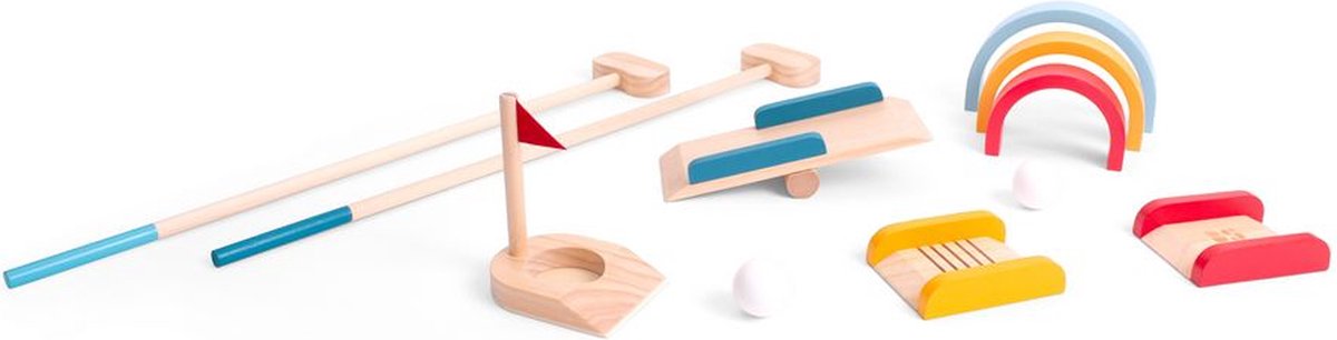 Ensemble de golf en bois de jouets BS