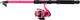 Albatros - tele combo rose - moulinet canne casting télescopique - 240cm - rose