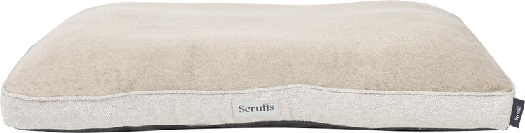 Coussin pour chien Scruffs Harvard - matelas orthopédique - mousse à mémoire de forme - gris perle - xl - 120 x 75 cm