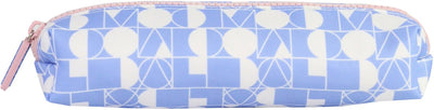 Ancor trousse scolaire lisse vide rectangulaire 1 compartiment bleu - an-113280-b