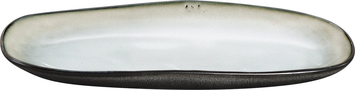 Médard de noblat - shadow nacre - petit bol ovale - 23 x 11 cm - 6 pièces - grès