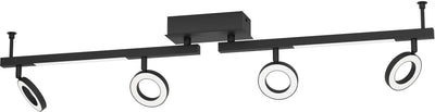Eglo cardillio 2 spot - LED - 98,5 cm - noir