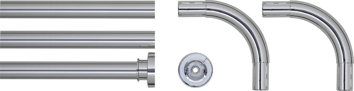 Tielle rideau de douche de douche à phoque SealSkin combi chrome -colored