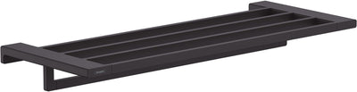 Hansgrohe addtoris porte-serviettes avec porte-serviettes noir mat