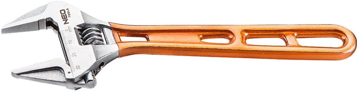 Neo - clé à molette - 205mm - acier chrome-vanadium - 0-32mm