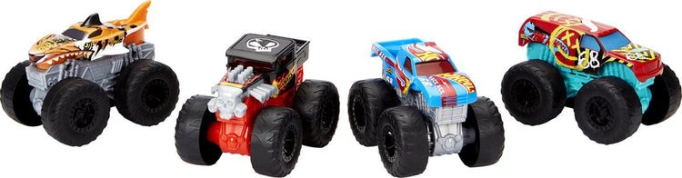 Assortiment de dépanneuses rugissantes de camions monstres Hot Wheels