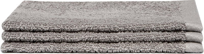 Gant de toilette hippocampe pur - lot de 3 pièces - ciment