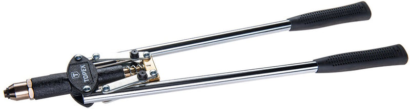 Topex - pince à rivets avant - agrafes en aluminium 2,4 3,2 4,0 4,8 mm - poignées allongées - changement facile