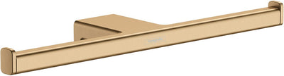 Hansgrohe addtoris double porte-rouleau de papier toilette bronze brossé