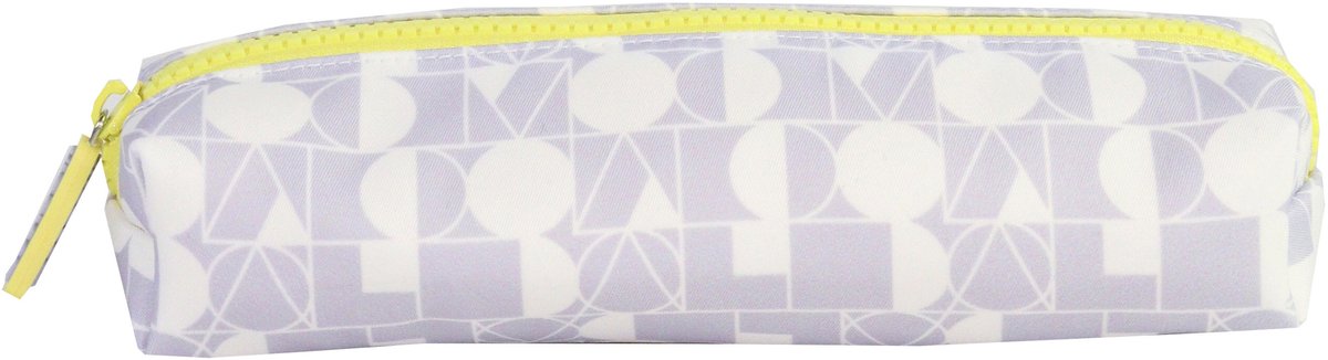 Ancor trousse scolaire lisse vide rectangulaire 1 compartiment lilas - an-113280-d