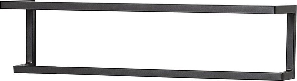 Sealskin carré - porte-serviettes 48 cm - noir