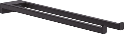 Hansgrohe addtoris porte-serviettes 2 couvercles noir mat