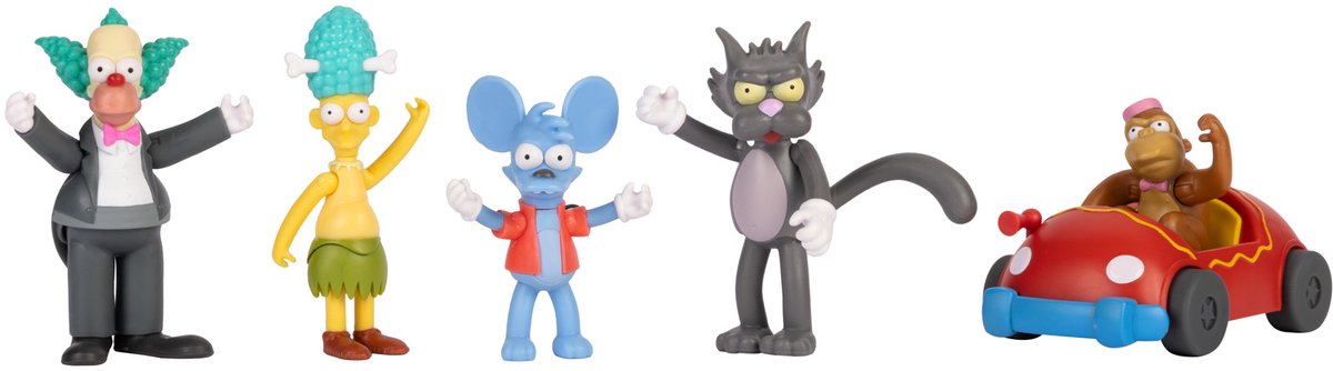 Jakks les Simpsons - multipack 6 cm Krusty le clown